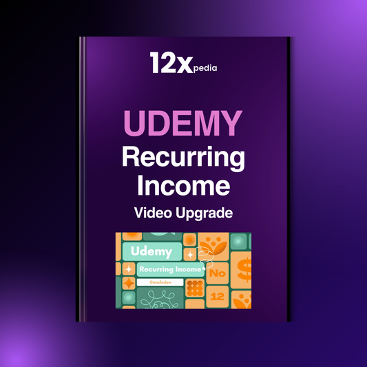 UDEMY RECURRING INCOME - VIDEO UPGRADE