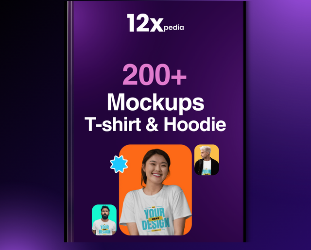 200+ T-shirt & Hoodie Mockups