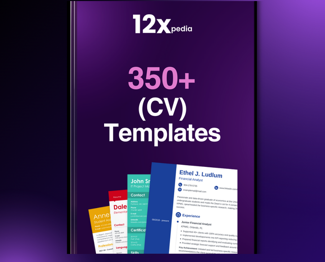 350+ CV Templates