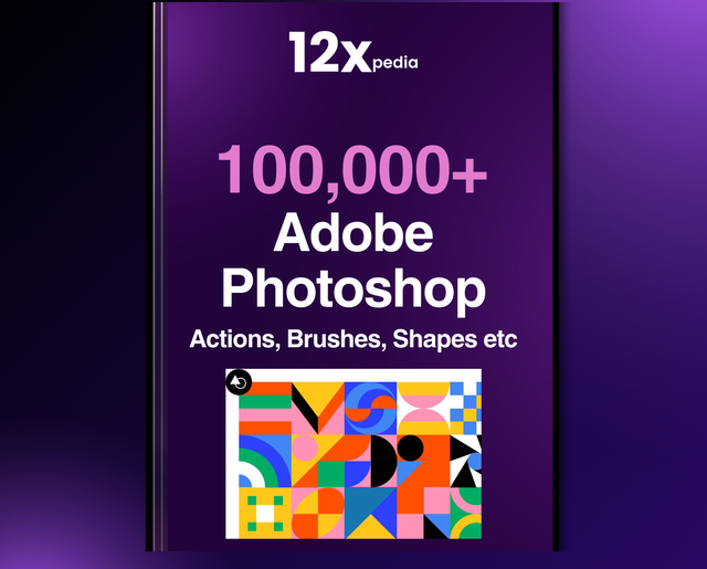 100,000+ Adobe Photoshop Actions, Brushes & Shapes