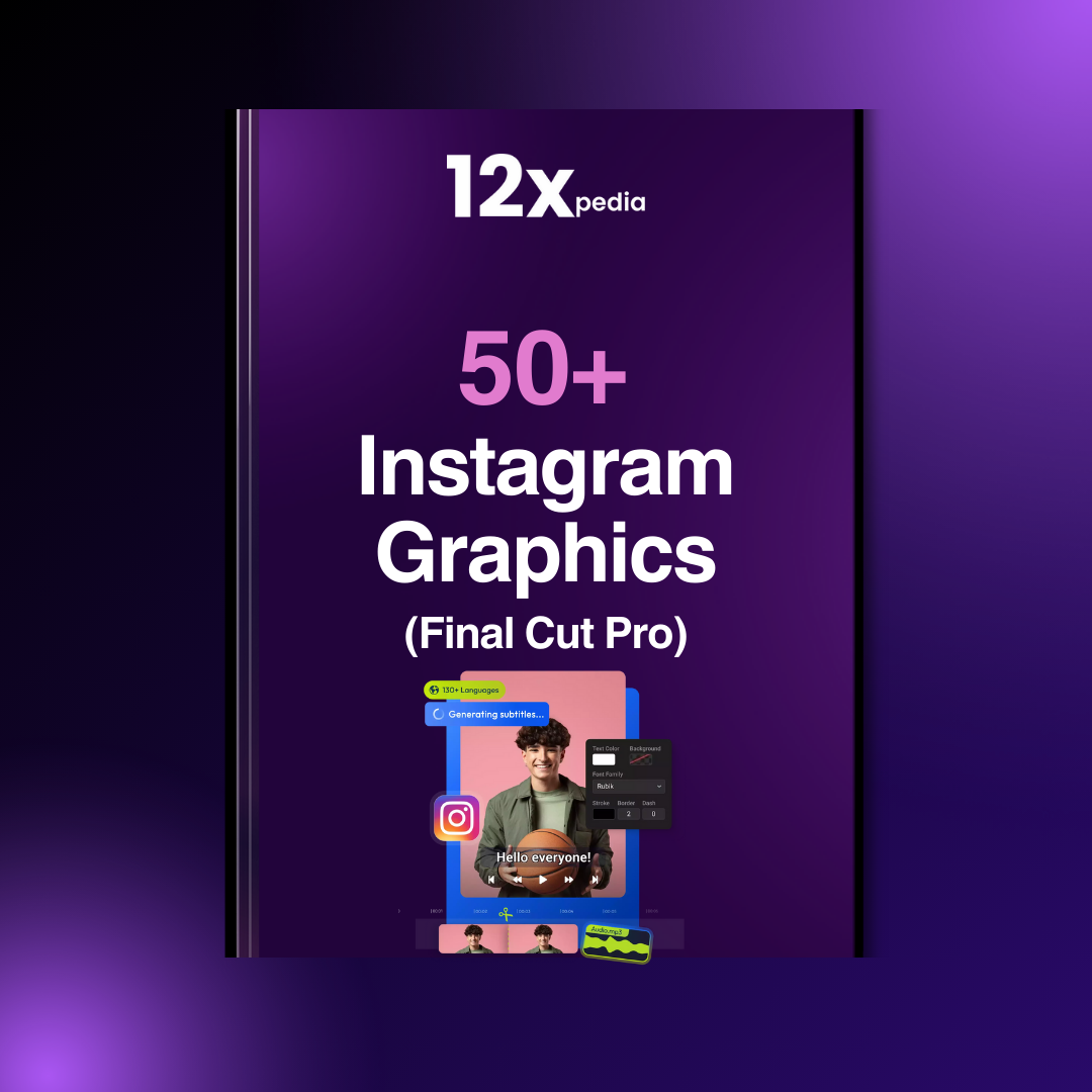 50 + INSTAGRAM GRAPHICS ( FINAL CUT PRO)