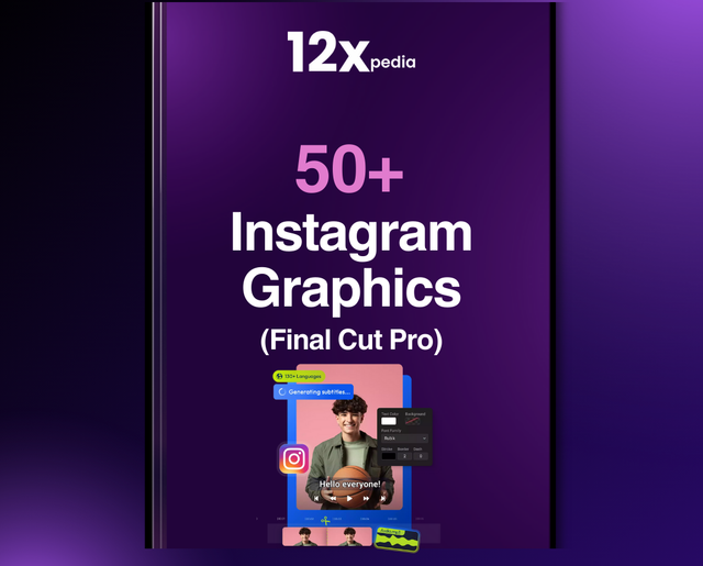 50 + INSTAGRAM GRAPHICS ( FINAL CUT PRO)
