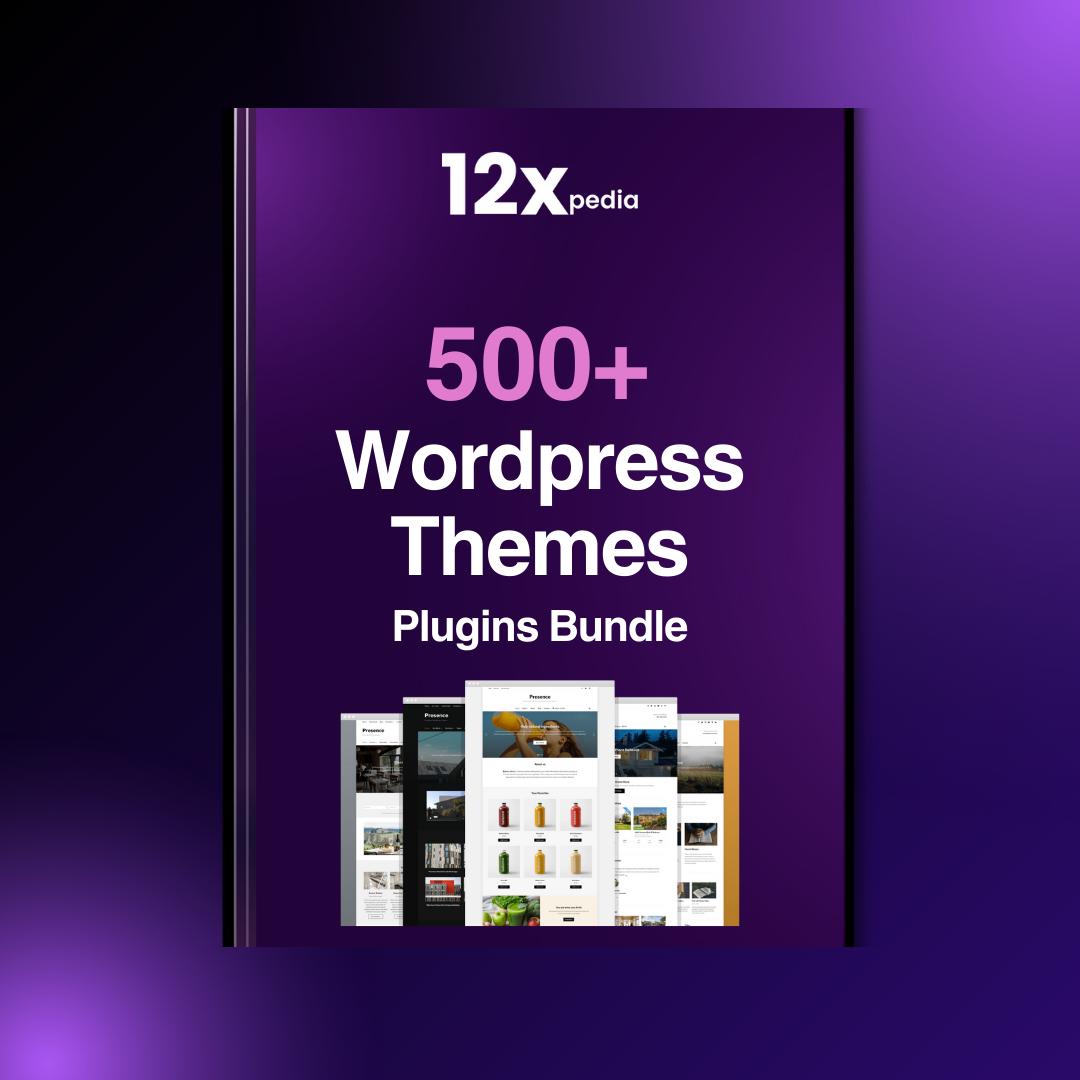500+ WordPress Themes Plugins Bundle