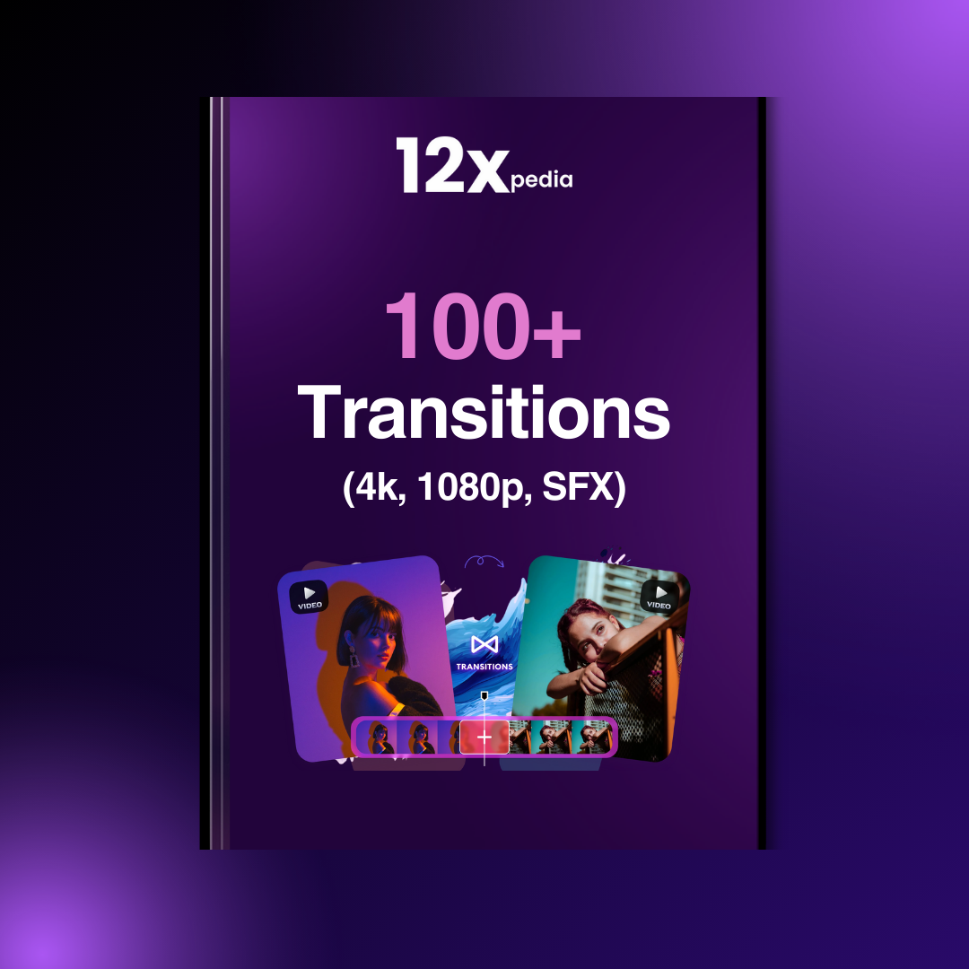 100 + TRANSITONS  ( 4K ,1080P ,SFX )
