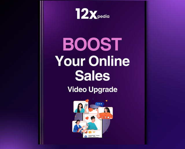 BOOST YOUR ONLINE SALES - VIDEO UPGRADE
