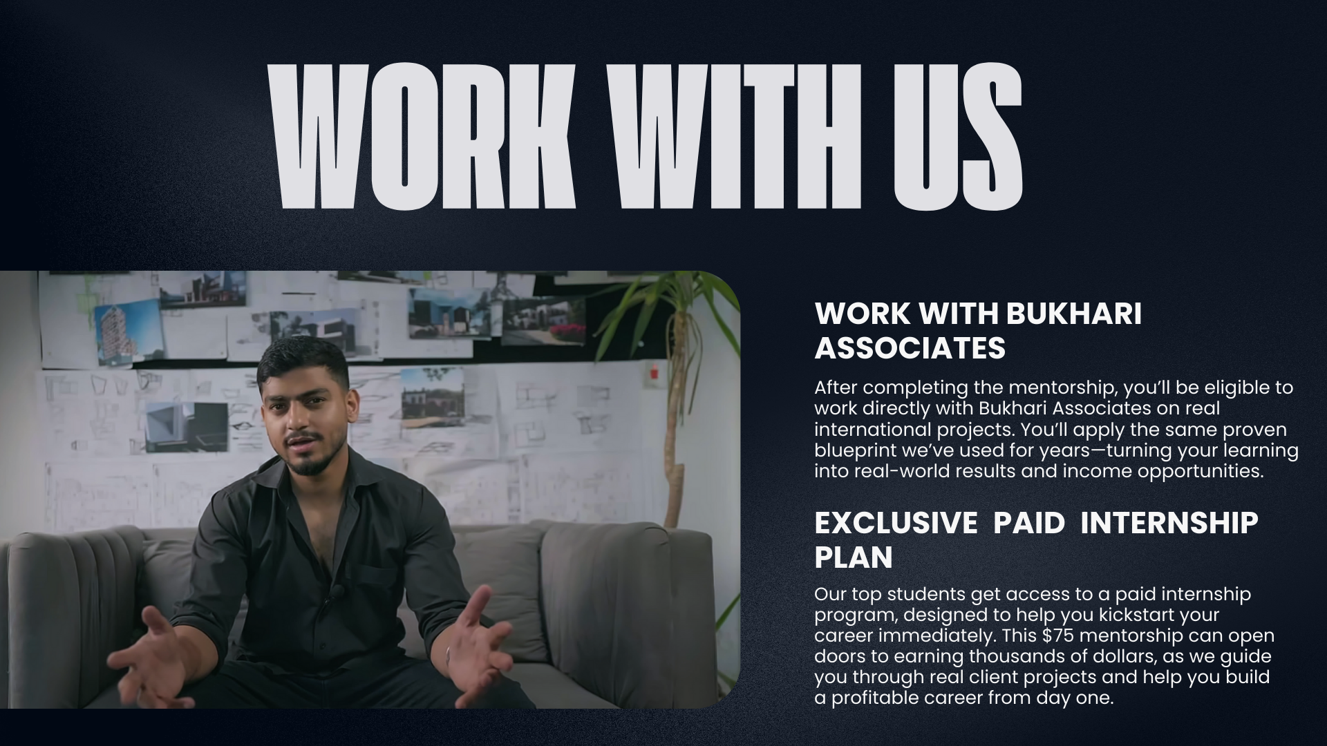 BUKHARI RESIDENTIAL DESIGN MENTORSHIP