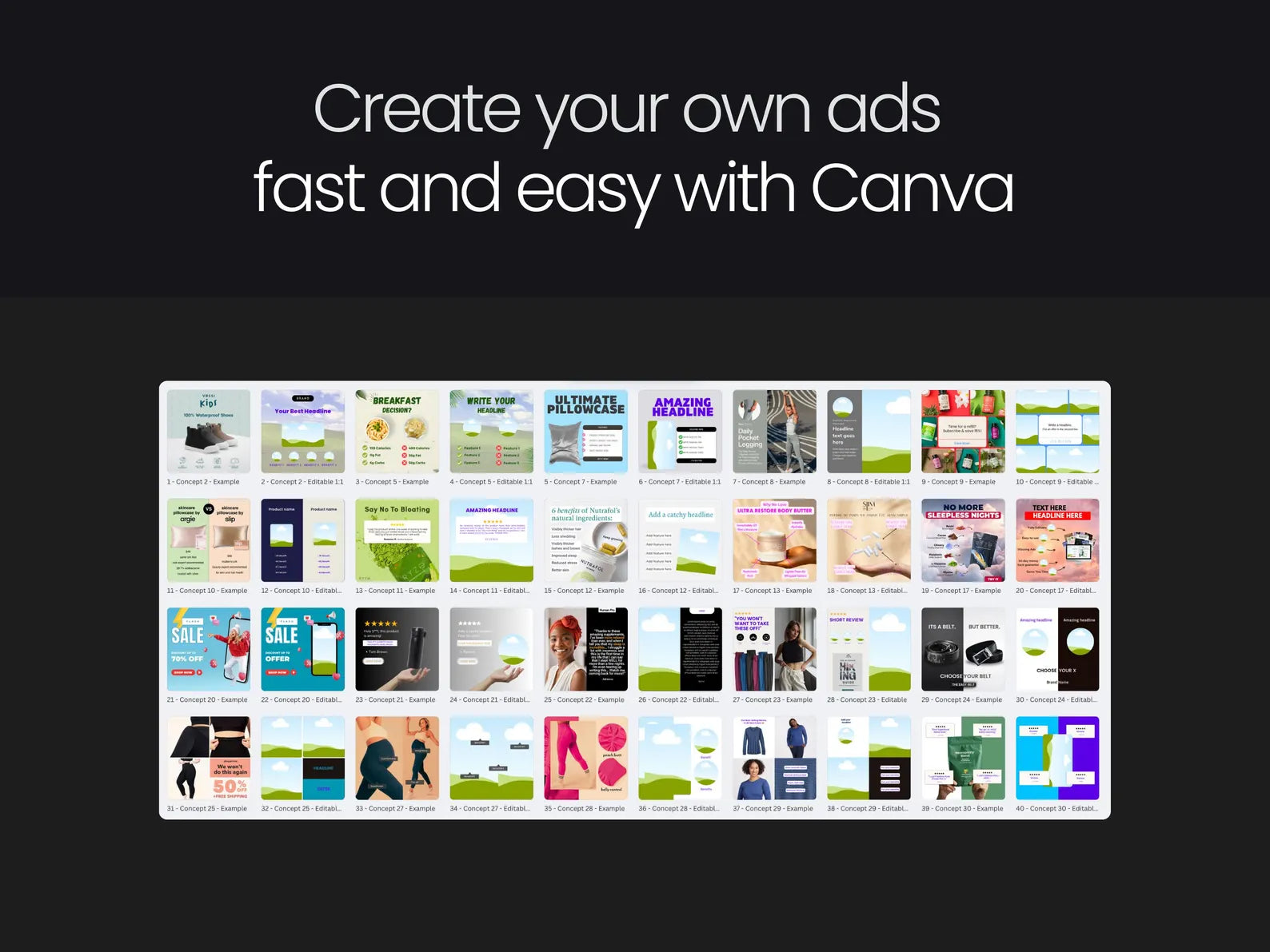 600 + Winning Static Ads